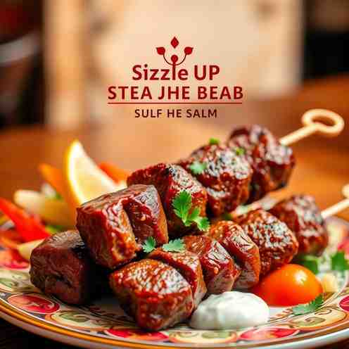 Sizzle Up the Best Beef Kebab - Jordanian Kofta